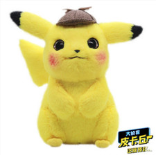 New Pokemon Detective Pikachu Plush Doll Stuffed Toy Movie Official Gift 10"