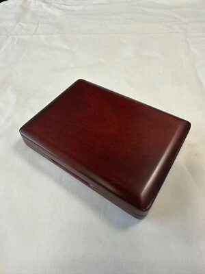 SKY MaroonWooden Alto/Tenor/Clarinet/Soprano Saxophone Reed Case for 3pcs(CASE ONLY)