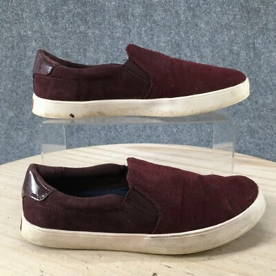 Dr Scholls Shoes Womens 7 M Madison Slip On Sneakers Burgundy Fabric Comfort - Image 1 of 4