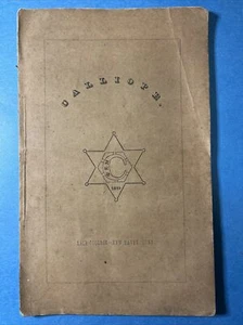 1839 YALE COLLEGE New Haven CT CATALOGUE of the CALLIOPEAN SOCIETY NAMES HISTORY - Picture 1 of 12