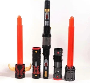 Star Wars LS Forge Darth Maul Electronic Lightsaber 66" Long Sounds Lights Work - Picture 1 of 3