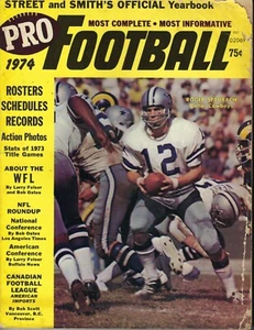 1974 Street & Smith Football Yearbook magazine Roger Staubach Dallas Cowboys Pr - Picture 1 of 1