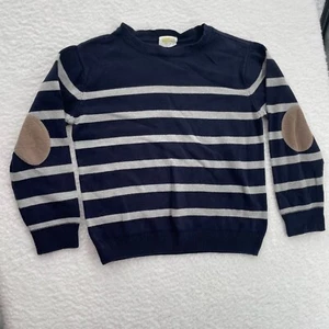 Crazy 8 Shirt Youth Boy's Blue Striped Sweater w/ Sholder Pads Size M(7-8) - Picture 1 of 7
