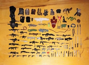 Action figure Accessories Lot 2: G.I. Joe, & other. Weapons, Backpacks ect. 100+ - Picture 1 of 8