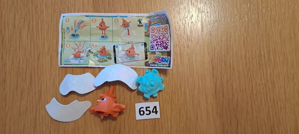 Ostern 2025,   Vogel orange, VQ 301 - Bild 1 von 1