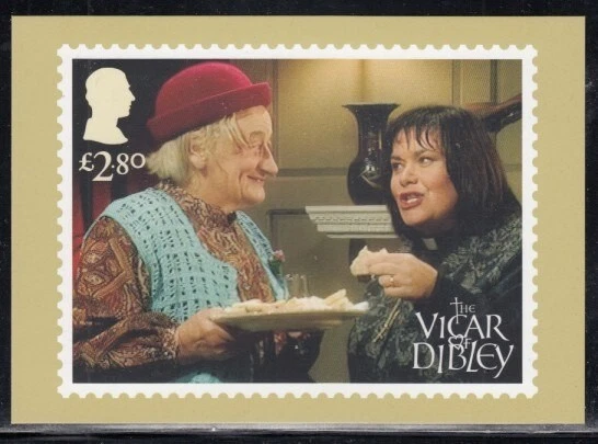 Tarjeta PHQ de GRAN BRETAÑA El Vicario de Dibley, Letitia y Geraldine Foto 1 de 1