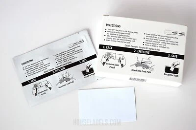 Tarjetas de limpieza para impresora de etiquetas térmicas Dymo 60622 - Paquete de kit de limpiador de cabezales 2/4/6 Foto 1 de 3