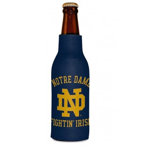 Notre Dame Fighting Irish NCAA League Licensed Bottle Hugger Drink Cooler Cover