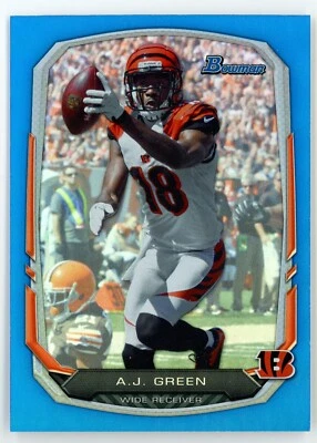 2013 Bowman Blue AJ Green 29/99 #80 - Image 1 of 2