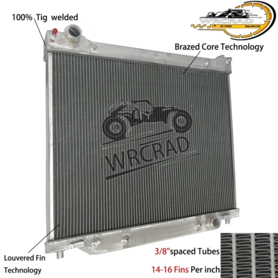 All Aluminum Radiator Fit 1997-2014 Ford E150 E250 E350 E450 5.4 V8 7.3 6.8 V10 - Image 1 of 4