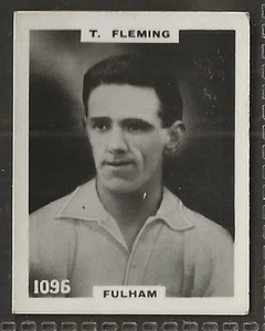 PINNACE FOOTBALL-PHOTO BACK-#1096- FULHAM - T. FLEMING  - Picture 1 of 2
