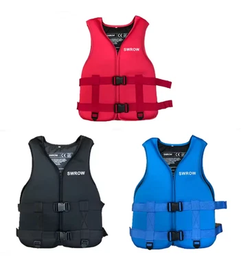 Gilet de sauvetage en néoprène pour enfants et adultes, veste de flottaisons - Photo 1/2