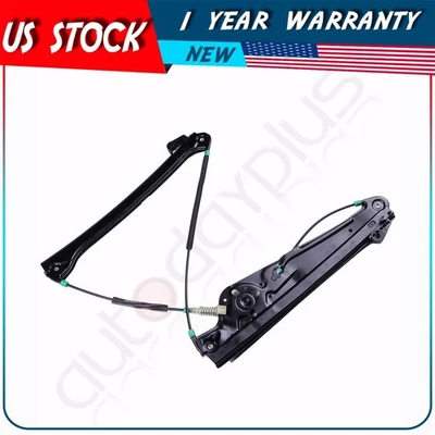 Se adapta a BMW 745i 2002-2005 delantero derecho sin motor nuevo regulador de ventana eléctrica Foto 1 de 4