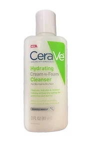 NEW CeraVe Hydrating Facial Cleanser for Daily Face Washing,3 FL OZ,87 ML - Picture 1 of 2