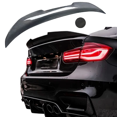 Carbon PSM Rear Trunk Spoiler Wing Fit 12-18 BMW F30 320 325 328 335 340 F80 M3 - Изображение 1 из 4