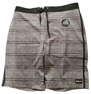 Boys HURLEY Shoreline Striped Board Shorts Swim Trunks Size 20 - Picture 1 of 1