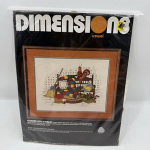 Vintage DIMENSIONS COUNTRY COLLECTIBLES Crewel Kit #1261 18x14” - Bild 1 von 6