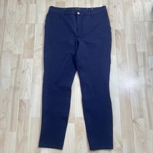 Pantalones Talbots Mujer Azul Marino Soho 5 Bolsillos Jeggings Súper Elásticos Talla 8P - Imagen 1 de 8