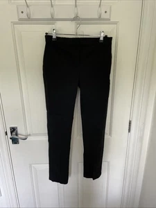 M&S Girls Slim Black School Trousers, Age 10 To 11 Years Adjustable Waist - Picture 1 of 5