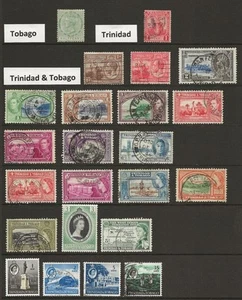 Trinidad & Tobago 1885/1960 Selection, Mostly Used (see scan and list) - Picture 1 of 1