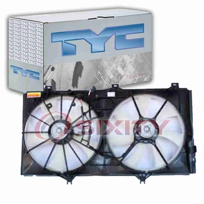 Conjunto de ventilador condensador y radiador doble TYC para Toyota Venza 2009-2016 3,5 L se Foto 1 de 4