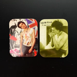 2 sm SEX PISTOLS SID PUNK banda de música Reino Unido anarquía monopatín DE COLECCIÓN calcomanía adhesiva - Imagen 1 de 3