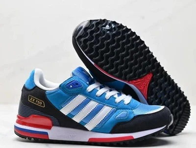 MARKENLOS adidas Originals ZX 750 Men's Trainers - G96718 Bluebird/White - NEU