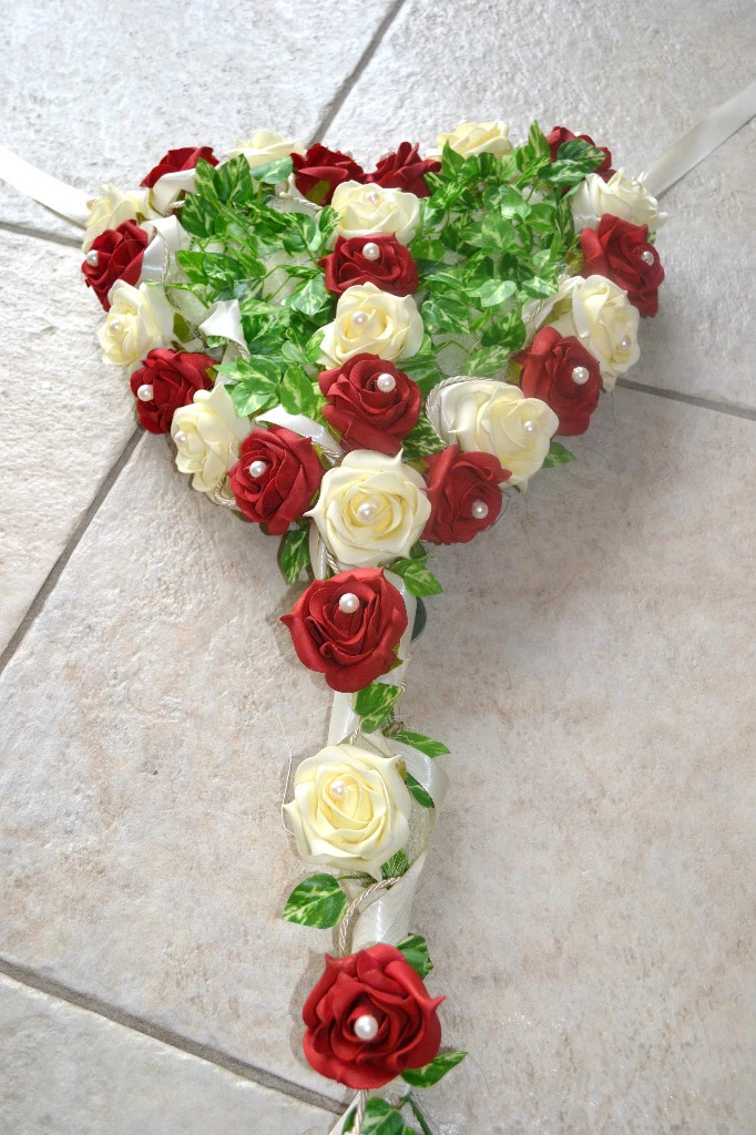 RayLineDo Kunstblumen Rosenknospen-Sträuße – 23 Cm, Seide & Kunststoff, Für Deko, Hochzeit, Party