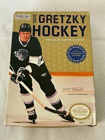 Wayne Gretzky Ice Hockey NES Game Box Nintendo