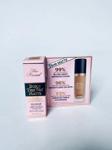 Too Faced Born This Way Matte 24 Hour Foundation Warm Sand Mini Size 0.17 oz - Picture 1 of 2