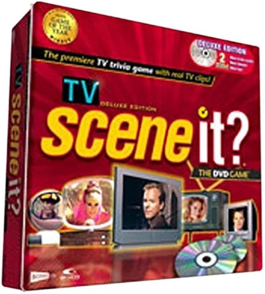 DELUXE EDITION TV "SCENE IT? THE DVD GAME, NEW (Sealed Tin Box) - Image 1 of 2