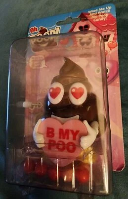 NUEVO Flix Oh Poop! Dispensador de caramelos de cuerda para el día de San Valentín B MI CACA caca caramelo nuevo en caja Foto 1 de 4