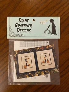 Diane Graebner Cross Stitch Pattern Amish LOTS OF PUMPKIN (Boy and girl) DG- 21 - Picture 1 of 2
