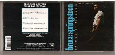Rare OOP Bruce Springsteen Chimes Of Freedom 4 Track Live Maxi Single CD - Image 1 of 2