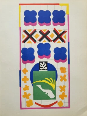 Litografía Original Henri Matisse "Poissons Chinois" Edición Limitada.  Mourlot 1958 Foto 1 de 4
