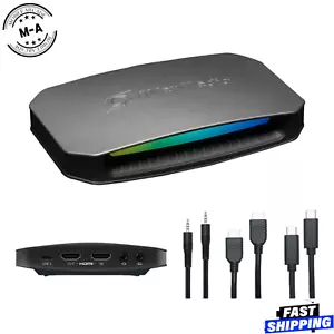 4K HDMI 2.1 Capture Card with VRR & HDR for PS5, Xbox Series X/S, PC Gaming, New - Picture 1 of 11