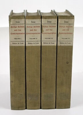 Limited Ed John H. Jesse GEORGE SELWYN & CONTEMPORARIES w/Original Etchings 4vls - Image 1 of 4