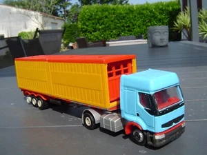 Ancien Camion Semi Remorque renault premium Majorette 1/60 - Imagen 1 de 3