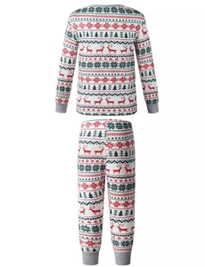 Christmas Holiday Family Matching Pajamas Fair Isle - Picture 1 of 7