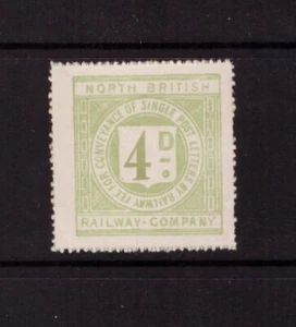 GB North British Railway Briefmarke 4d grün postfrisch - Bild 1 von 1