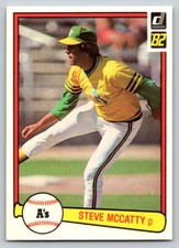 1982  Donruss #35 Steve McCatty Oakland Athletics