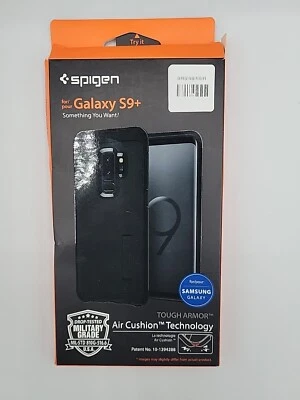 Samsung Galaxy S9+ Spigen case Black - Image 1 of 2