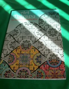 ART THERAPY COLOURING BOOK - Picture 1 of 5