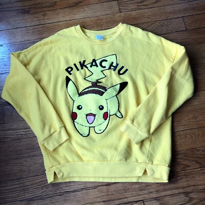 Sudadera Pequeña Pokemon Pikachu Amarillo Cálido Polar USADA Foto 1 de 4