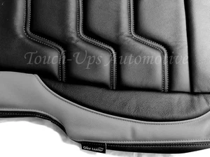2019-2020 Ford F-150 XL SuperCrew ALEA Black Gray Leather Seat Covers Custom - Picture 1 of 12