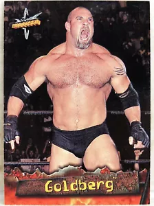 WCW GOLDBERG TOPPS EMBOSSED 1999 WRESTLING CARD 16 nWo WWE WWF - Picture 1 of 2