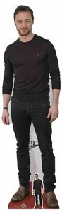 James McAvoy Actor Lifesize Cardboard Cutout / Standee with FREE Mini - Picture 1 of 1