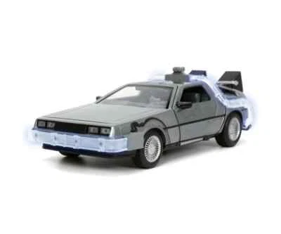 DeLorean Ritorno Al Futuro 1985 Con Luci, Jada Toys 1/24 - Immagine 1 di 4