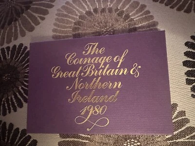 1980 Proof Coinage of Great Britain and Northern Ireland  Proof Set 6 COINS~MINT - Image 1 of 4