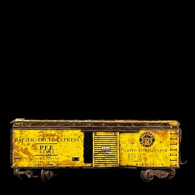 VTG Marx O Tin 8 Wheel Southern Pacific Fruit Express 35461 Refrigerator - Image 1 of 4